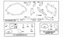 Gasket Sets Diagram and Parts List for 123702-3120-01  Briggs and Stratton Engine